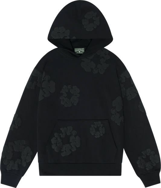 Denim Tears Cotton Wreath Sweatshirt Black Monochrome - Supra Good Sneakers