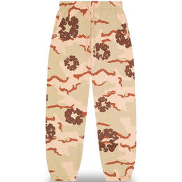Denim Tears Pantaloni tuta con corona di cotone in mimetico Desert Storm Tan