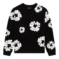 Denim Tears Long Sleeve Cotton Wreath Tee Black