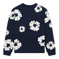 Denim Tears Long Sleeve Cotton Wreath Tee Navy Blue