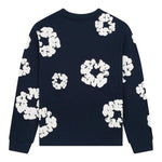Denim Tears Long Sleeve Cotton Wreath Tee Navy Blue - Image 2