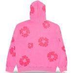 Denim Tears Mono Cotton Wreath Hoodie Hyper Pink - Image 2