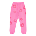 Denim Tears Mono Cotton Wreath Sweatpants Hyper Pink - Image 1