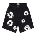 Denim Tears The Cotton Wreath Jean Short Black - Supra Sneakers - Image 1