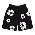 Denim Tears The Cotton Wreath Sweat Shorts Black