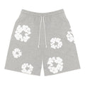 Denim Tears The Cotton Wreath Sweat Shorts Grey