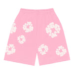 Denim Tears The Cotton Wreath Sweat Shorts Pink - Supra Sneakers - Image 2