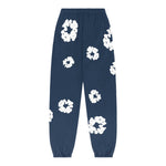 Denim Tears The Cotton Wreath Sweatpants Navy Blue - Supra Sneakers - Image 1