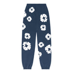 Denim Tears The Cotton Wreath Sweatpants Navy Blue - Supra Sneakers - Image 2