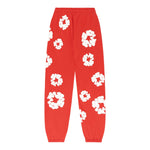 Denim Tears The Cotton Wreath Sweatpants Red - Supra Sneakers - Image 2
