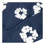 Denim Tears The Cotton Wreath Sweatshirt Navy Blue - Supra Sneakers - Image 3