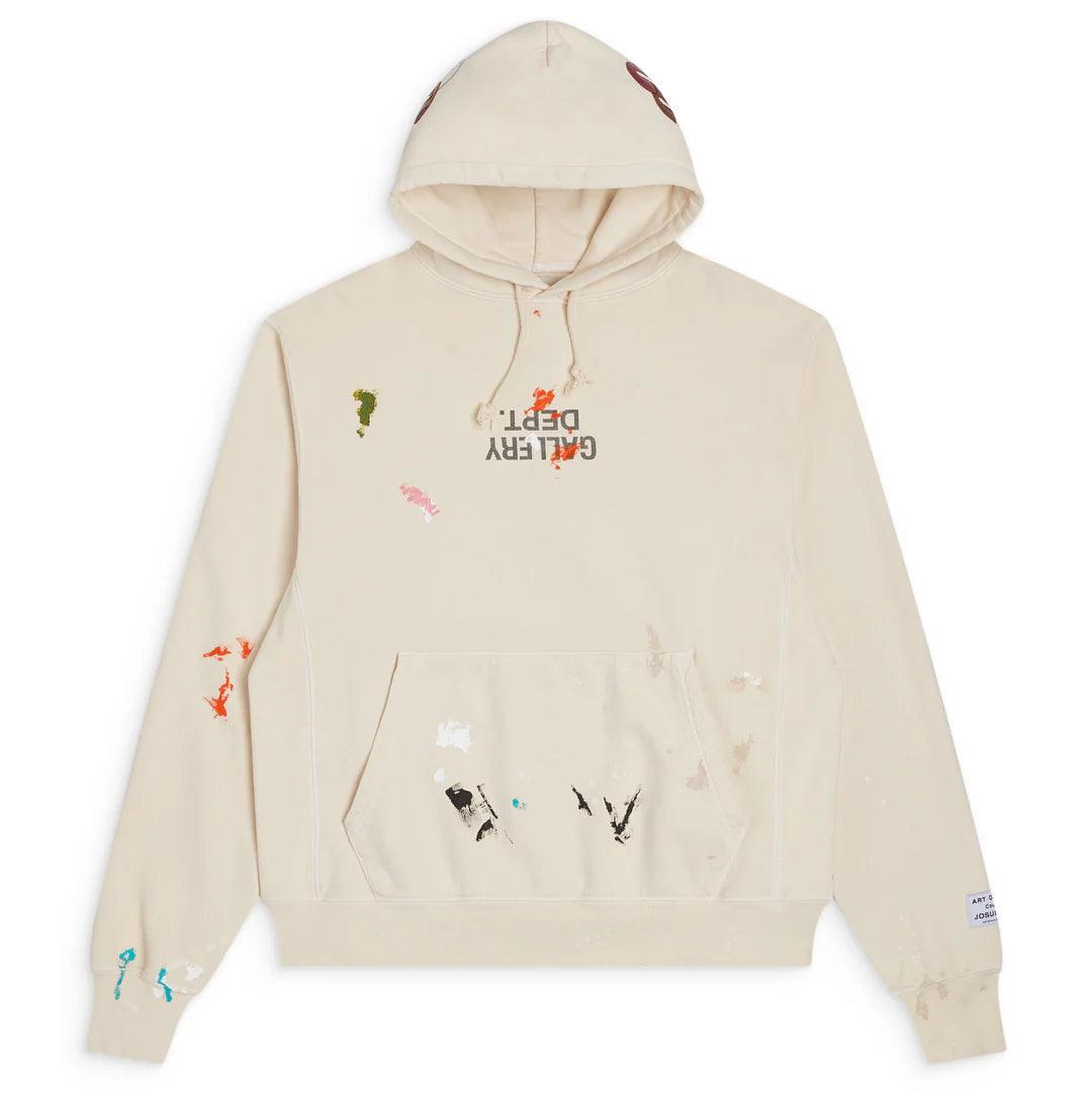 Gallery Dept. G-Patch Fucked Up Logo Hoodie Cream