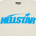 Hellstar Studios T-Shirt Classica Beige e Azzurro Chiaro