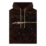 Hellstar HStar Graffiti Zip-Up Hoodie Brown - Image 3