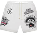 Hellstar Records Shorts Weiß