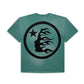 Hellstar Sports Logo T-Shirt Green - Sneakersbe Sneakers Sale Online