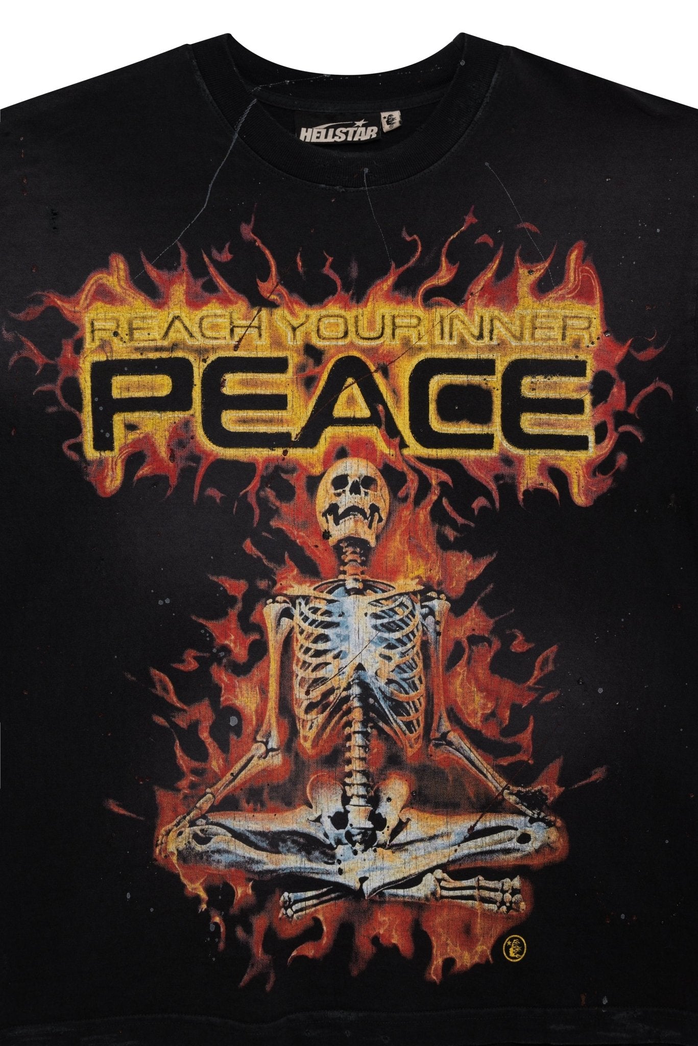 Hellstar Sports Reach Your Inner Peace Fire T-Shirt - Paroissesaintefoy Sneakers Sale Online