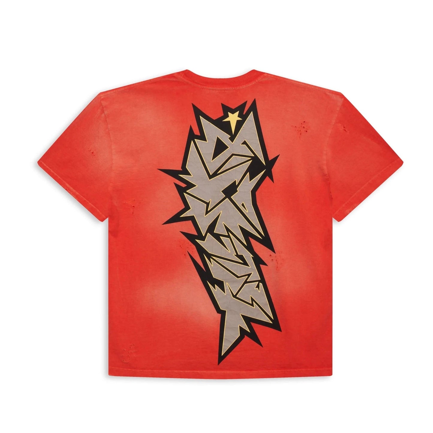 Hellstar Sports Red Crack Print T-Shirt - Sneakersbe Sneakers Sale Online