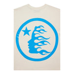 Hellstar Studios Classic Gel T-Shirt Beige & Light Blue - Image 3