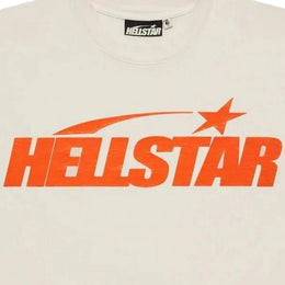 Hellstar Studios T-Shirt Classica Gel Beige e Arancione