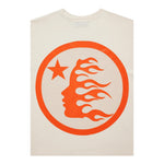 Hellstar Studios Classic Gel T-Shirt Beige & Orange - Image 3