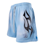 Hellstar Studios Flame Shorts Blue - Image 6