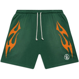 Hellstar Studios Flame Shorts Grün