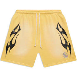 Hellstar Studios Flame Shorts Gelb