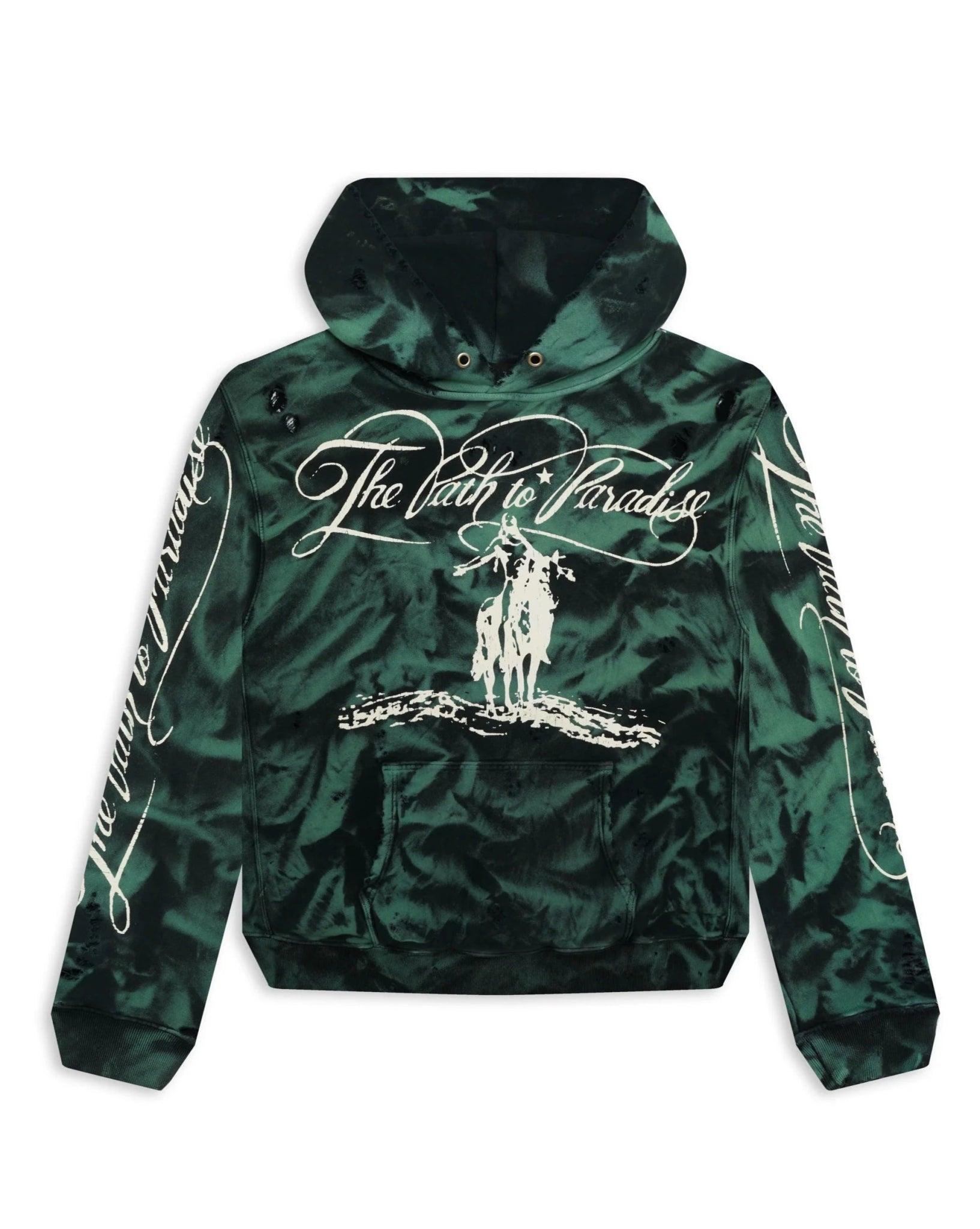 Hellstar Studios Green Marble Paradise Hoodie - Supra Sneakers