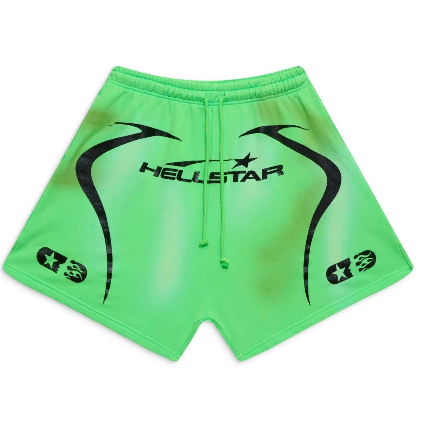 Hellstar Studios Warm Up Shorts Neon Green - Supra Sneakers