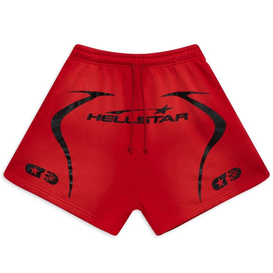 Hellstar Studios Warm Up Shorts Red - Paroissesaintefoy Sneakers Sale Online