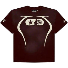 Hellstar Studios T-shirt per il riscaldamento marrone