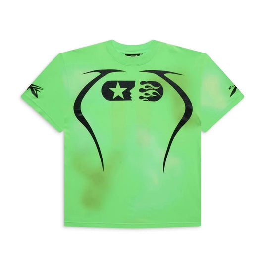 Hellstar Studios Warm Up T - Shirt Neon Green - Supra ritmo Sneakers
