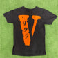 Vlone x Juice Wrld Butterfly T-Shirt Black, T-Shirt - Sneakersbe Sneakers Sale Online