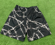 Bravest Studios Steel Spiral Wire Shorts Black, Shorts - Supra Sneakers