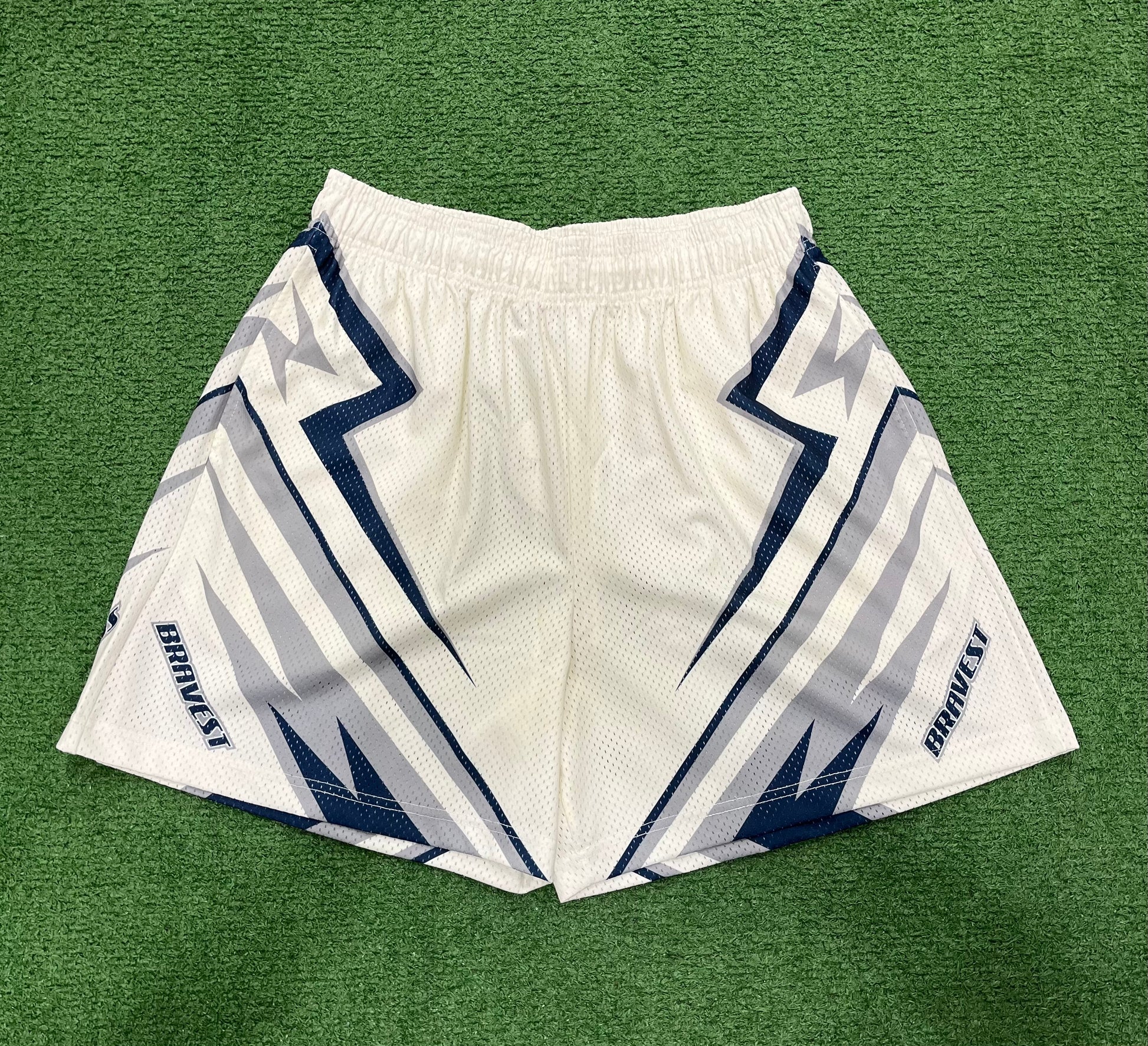 Bravest Studios Moto Shorts White, Shorts - Supra Sneakers