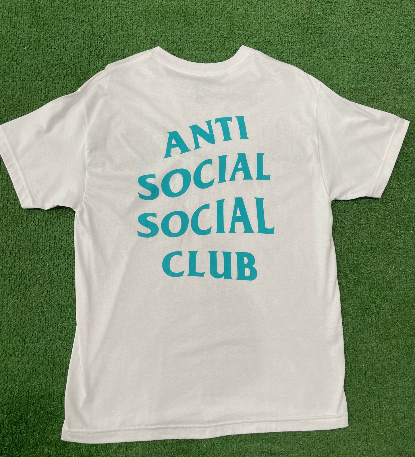 Boots à Lacet Daix Gris Logo Tee White / Teal, T-Shirt - Sneakersbe Sneakers Sale Online