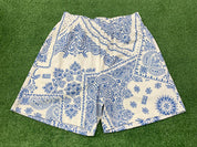 Bravest Studios Porcelain Shorts Cream Blue, Shorts - Supra Sneakers