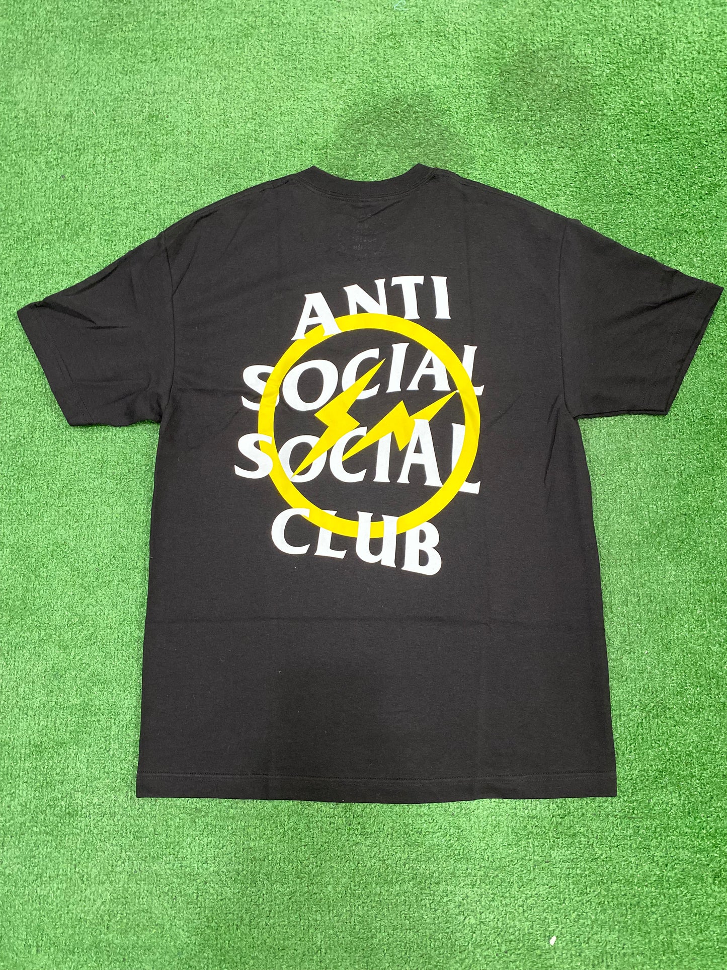 Anti Social Social Club x Fragment Yellow Bolt Tee, T-Shirt - Supra Sneakers
