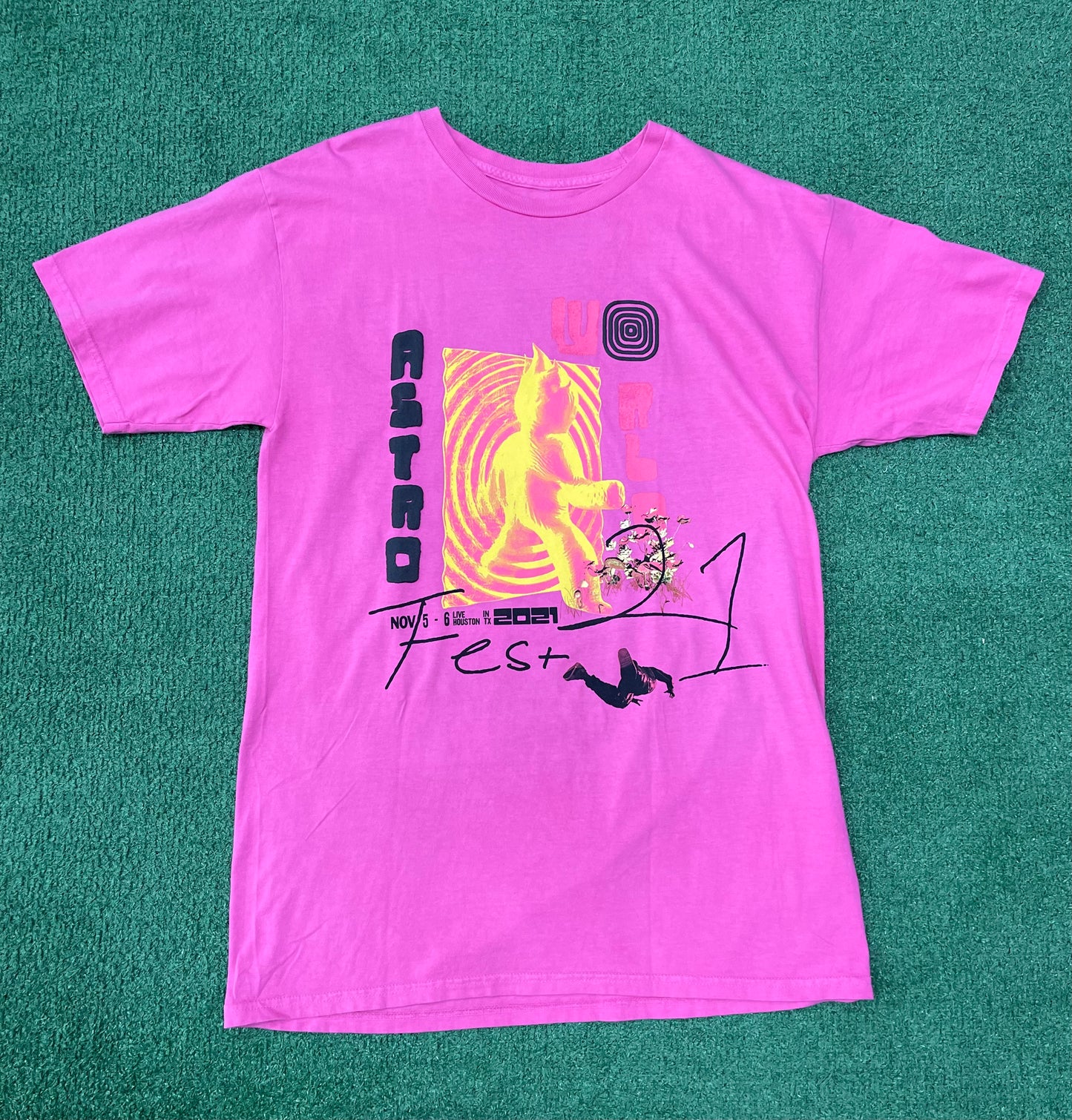 Travis Scott Otherside Pink Tee, T-Shirt - Paroissesaintefoy Sneakers Sale Online