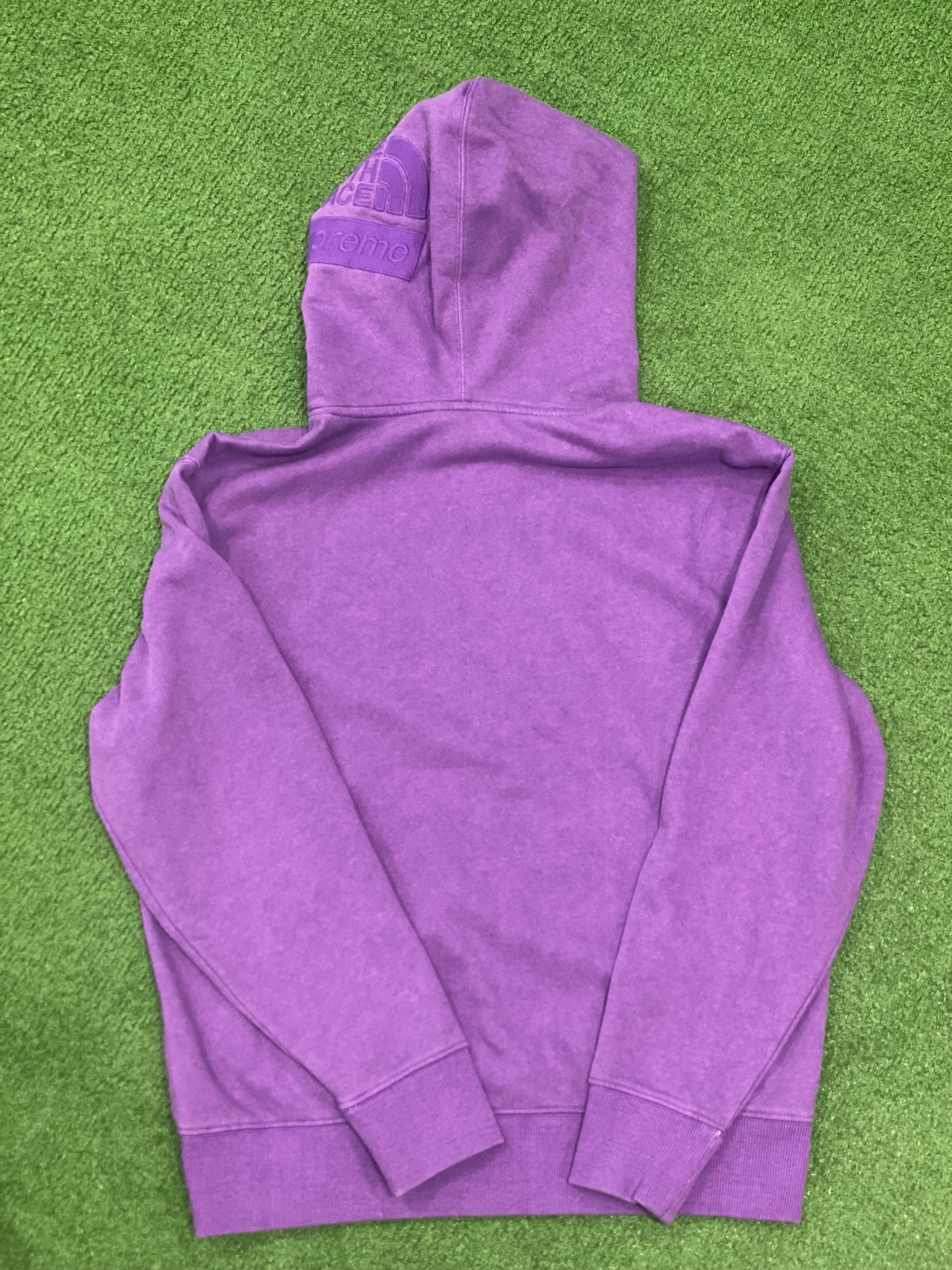 Supreme The North Face Pigment Printed Hooded Sweatshirt Purple, Sweatshirt - Supra Sneakers