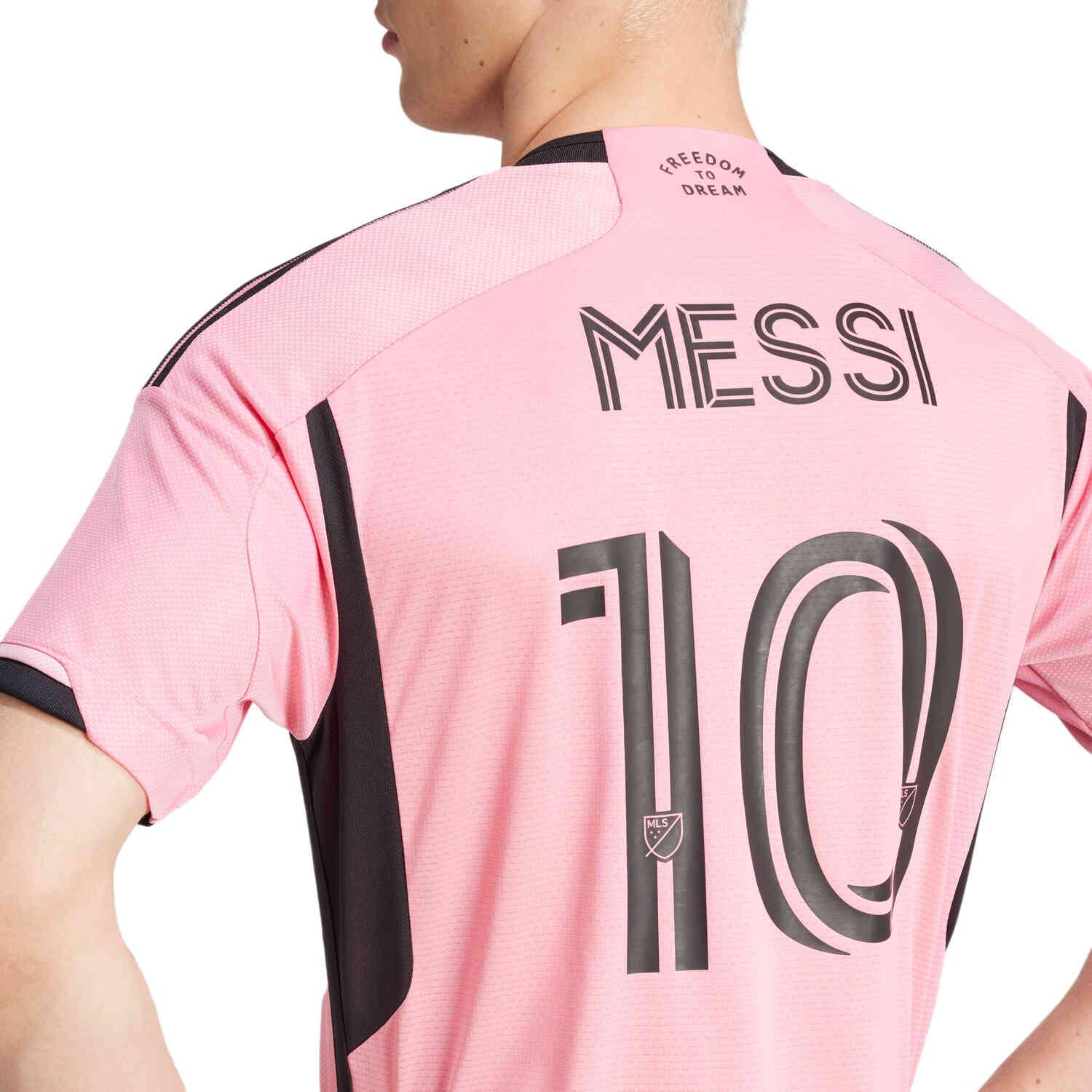 Adidas Inter Miami CF 24 25 Messi Home Authentic Jersey Pink