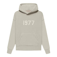 儿童款Fear of God Essentials烟灰色连帽卫衣