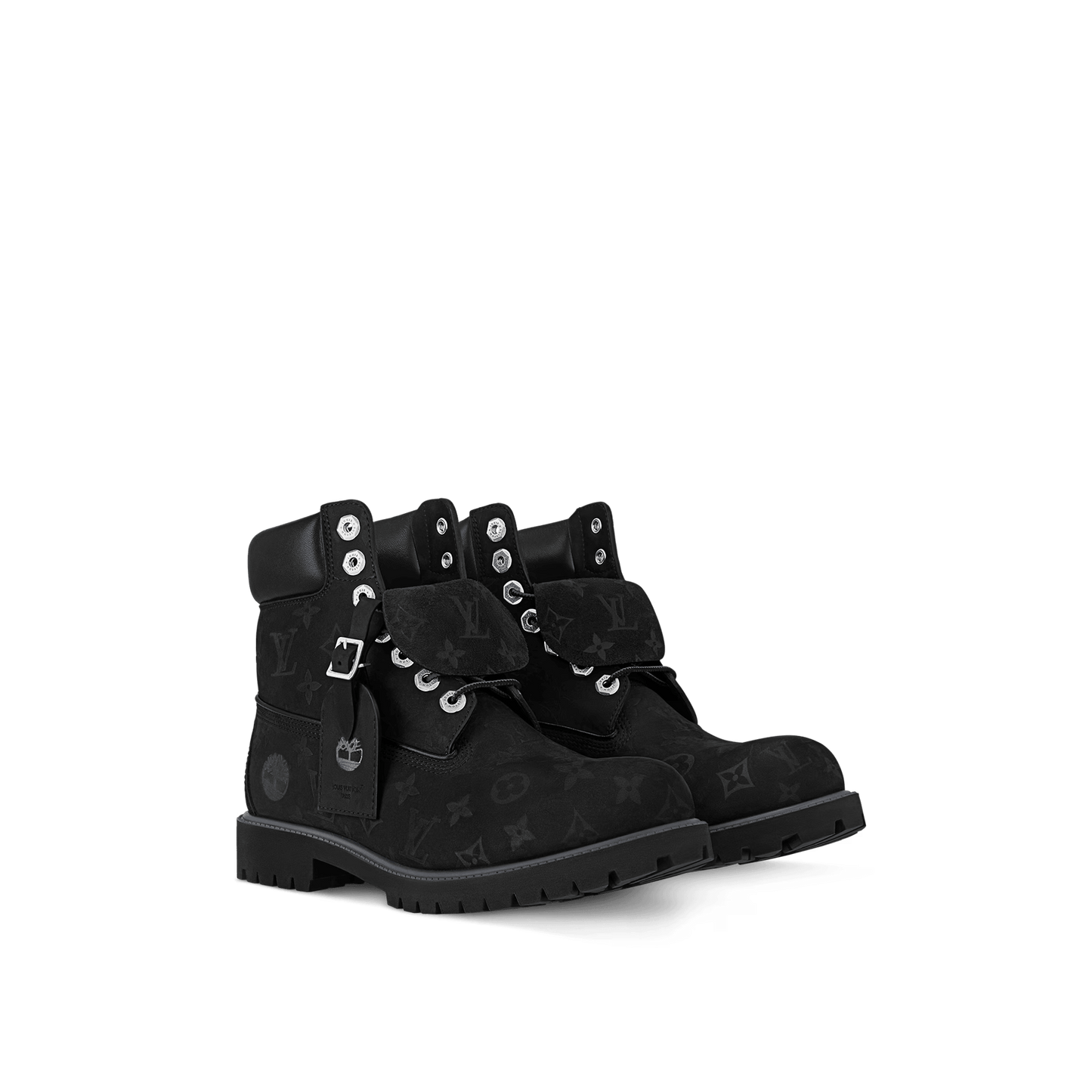 Louis Vuitton Timberland 6" Ankle Boot Black Monogram