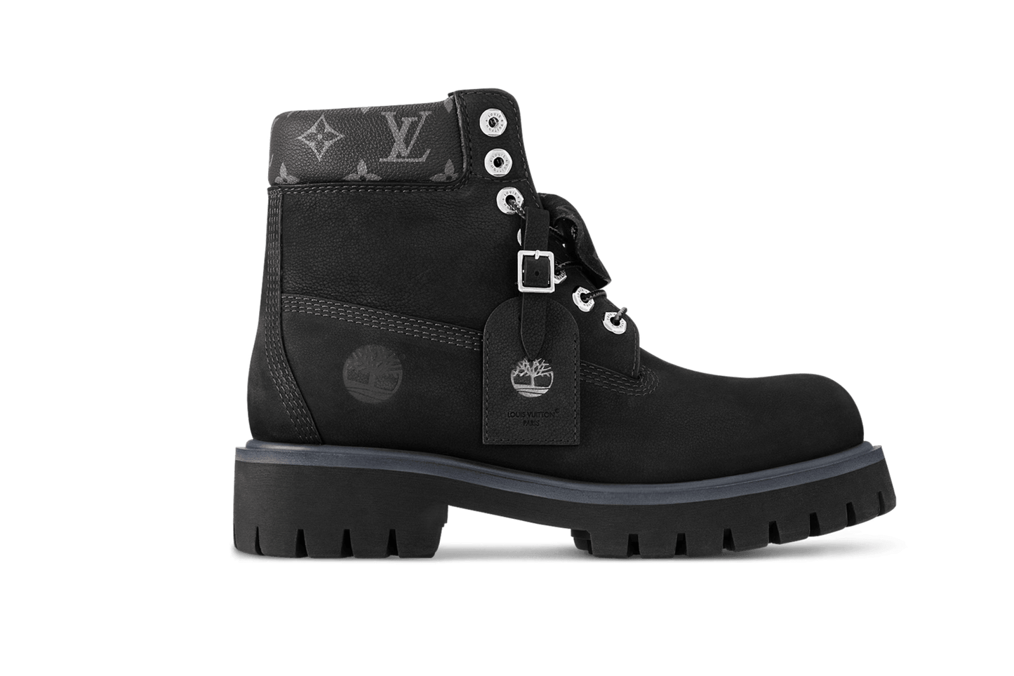 Louis Vuitton Timberland 6" Ankle Boot Black