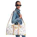 Louis Vuitton x Takashi Murakami Keepall Bandouliere 45 White Multicolored - Image 7