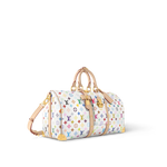 Louis Vuitton x Takashi Murakami Keepall Bandouliere 45 White Multicolored - Image 2