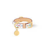 Louis Vuitton x Takashi Murakami Monogram Multicolor Dog Collar XS White Multicolored - Image 1