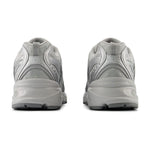Gray athletic shoes shown from the back on a white background - Image 6