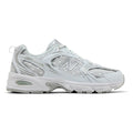 New Balance 530 Weiß und silber-metallisch mit Polka-Dots